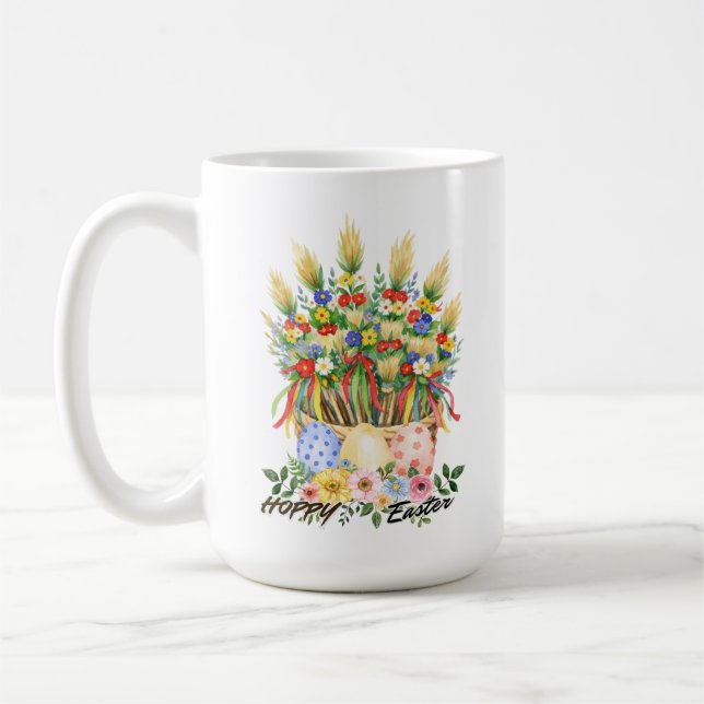 Easter Blessings-Hoppy Easter Coffee Mug (Left)