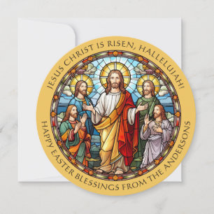 Easter Blessings Jesus Christ Religious Holiday Card