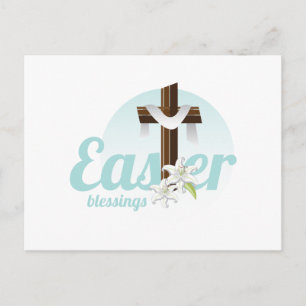 Easter Blessings Postcard