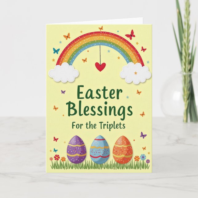 Easter Blessings Special Trio Card (Front)