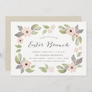 Easter Blossoms Brunch Invitation
