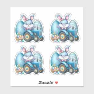 Easter Blue Rabbit Tractor Eggs
