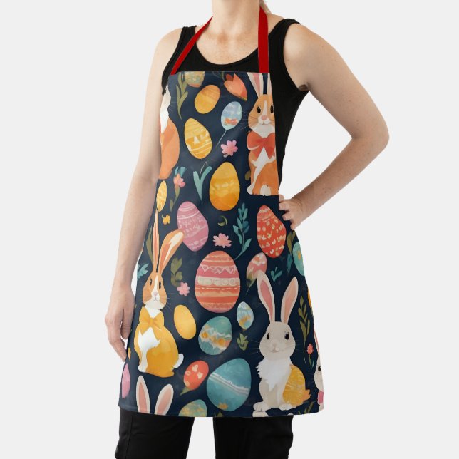 Easter Boho Bunny Collection Apron (Insitu)