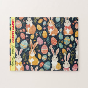 Easter Boho Bunny Collection Jigsaw Puzzle