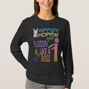 Easter Boss Bunny & Decorated Eggs T-Shirt