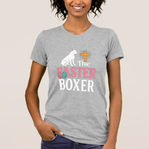 Easter Boxer Dog Vintage Engraving Shirt
