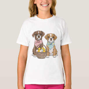 Easter Boxer Dogs T-Shirt