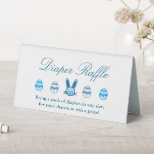 Easter Boy Baby Shower Diaper Raffle