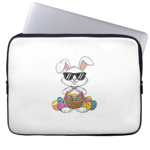 Easter Boys Girls Kids Toddler Bunny Rabbit Easter Laptop Sleeve