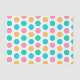 Easter Bright Polka Dots Tissue Paper