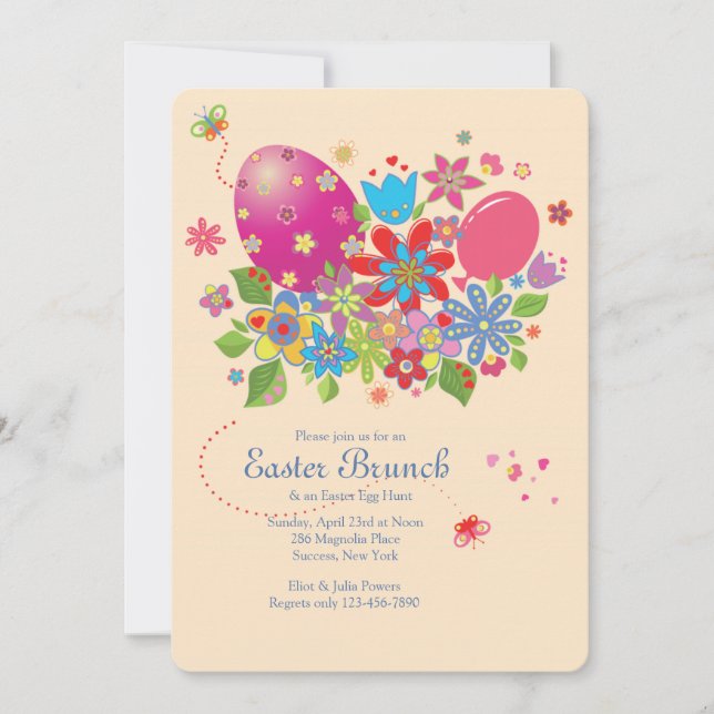 Easter Brilliance Invitation (Front)