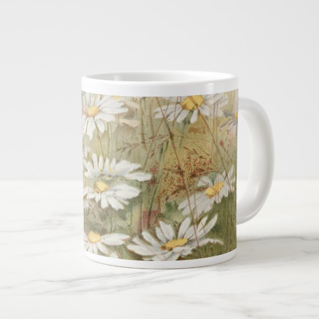 "Easter Brings the Budding Spring"  Large Coffee Mug (Front Right)