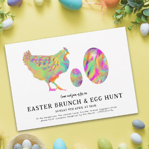 Easter Brunch and egg hunt watercolor budget