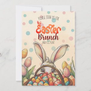 Easter Brunch & Egg Hunt Delight Invitation