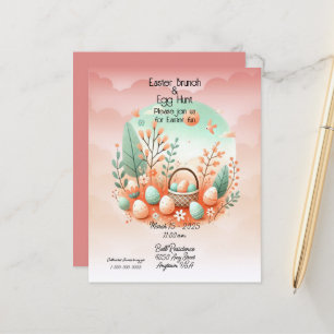 Easter Brunch & Egg Hunt Orange Green