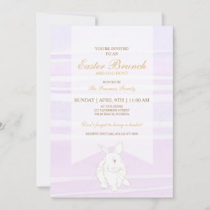 Easter Brunch Holiday and Egg Hunt Invitations 