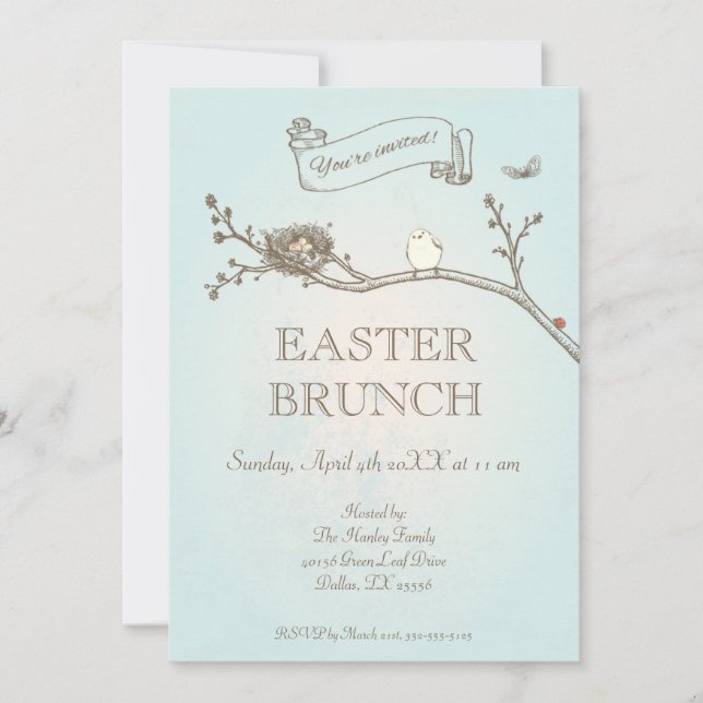 Easter Brunch Invitation (Front)