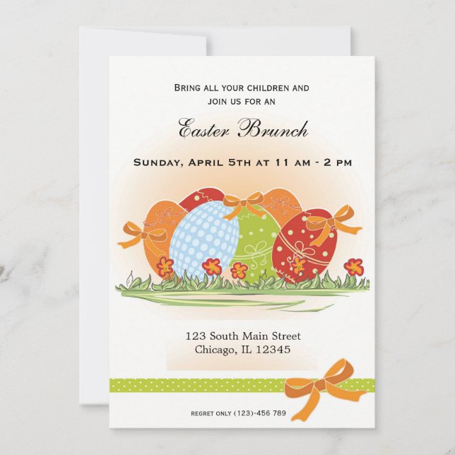 Easter Brunch Invitation (Front)