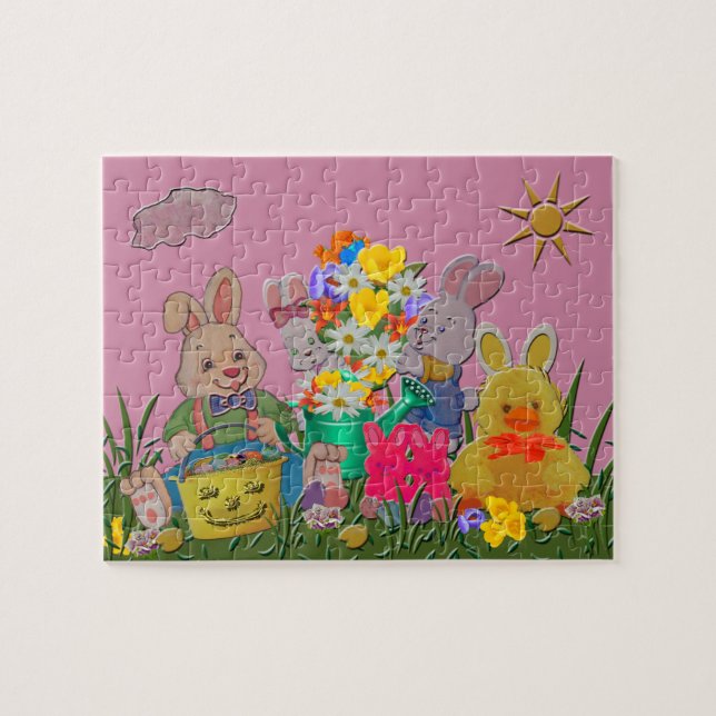 Easter Buddies Jigsaw Puzzle (Horizontal)