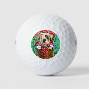 Easter Bulldog Golf Balls