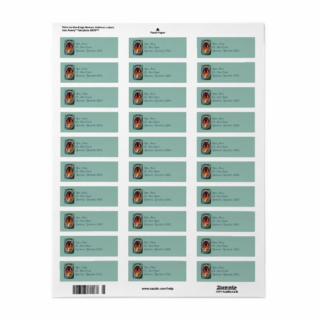 Easter Bunnies and Chick Vintage Address Labels (Full Sheet)
