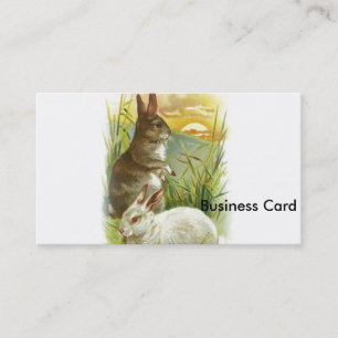 Easter Bunnies at Sunrise Business Card
