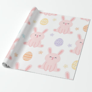 Easter Bunnies & Easter Eggs Wrapping Paper