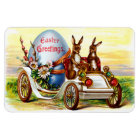 Easter Bunnies in Automobile