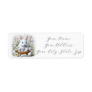 Easter Bunnies, Wildflowers and a Cross