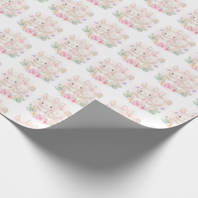 Easter Bunnies Wrapping Paper (Corner)