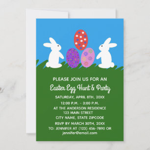 Easter Bunny #2-2 Invitation Card
