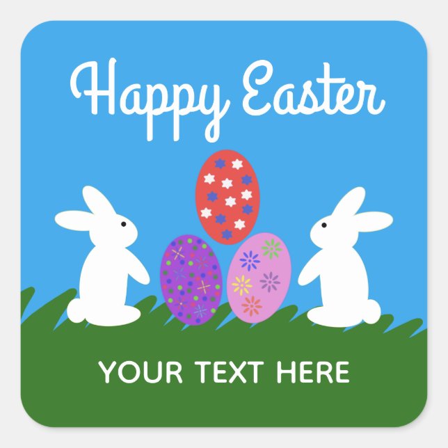 Easter Bunny #2-2 Stickers (Front)