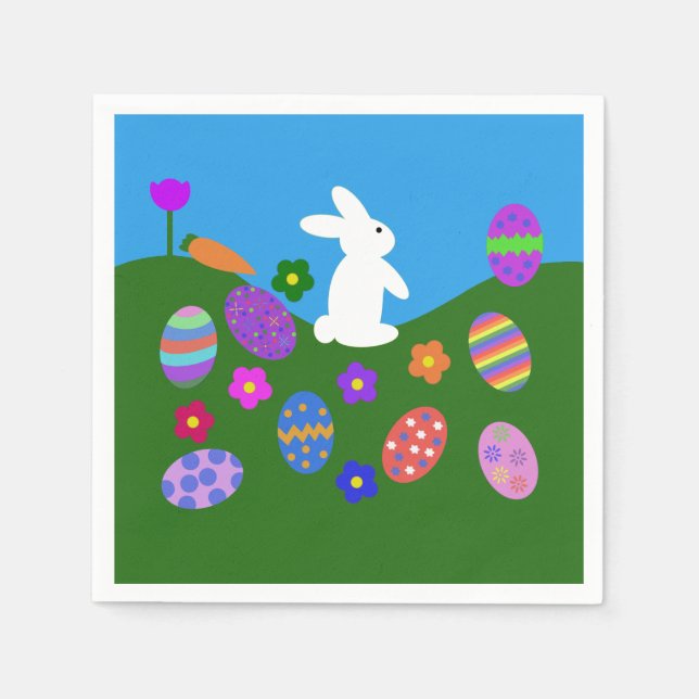 Easter Bunny #3 Napkins (Front)
