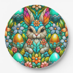 EASTER BUNNY 3D ~ Alcohol Inks ~  Paper Plate