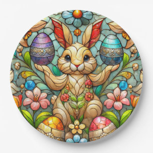 EASTER BUNNY 3D ~ Alcohol Inks ~  Paper Plate