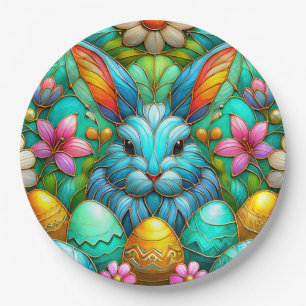 EASTER BUNNY 3D ~ Alcohol Inks ~  Paper Plate