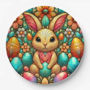 EASTER BUNNY 3D ~ Alcohol Inks ~  Paper Plate