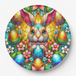 EASTER BUNNY 3D ~ Multicoloured ~  Paper Plate