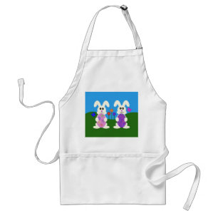 Easter Bunny #5 Adult Apron