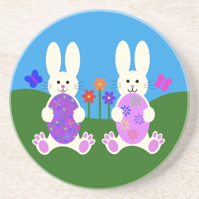 Easter Bunny #6 Coaster (Front)