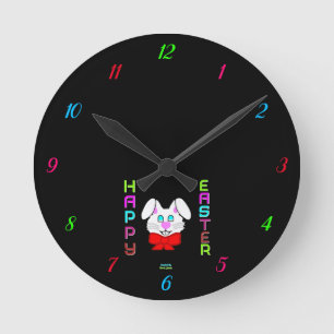 Easter Bunny Acrylic Wall Clock