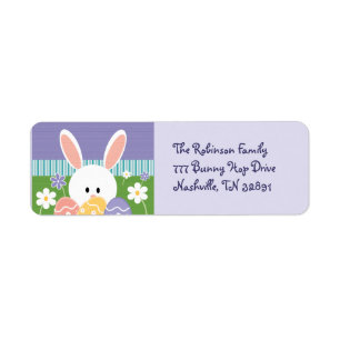 Easter Bunny Address Labels