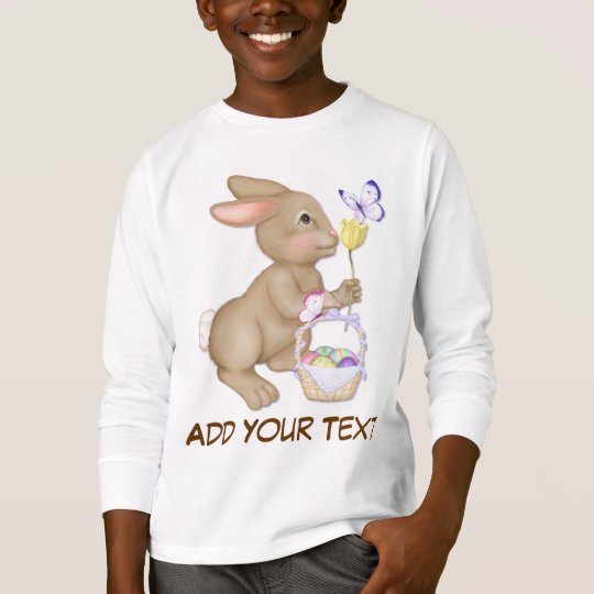Easter Bunny and Basket T-Shirt