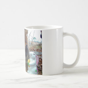 Easter Bunny and Brown horse Coffee Mug