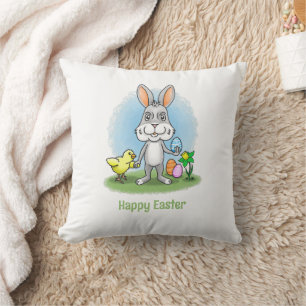 Easter bunny and the Chicken Cushion