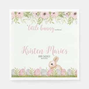 Easter Bunny Baby Shower Napkin