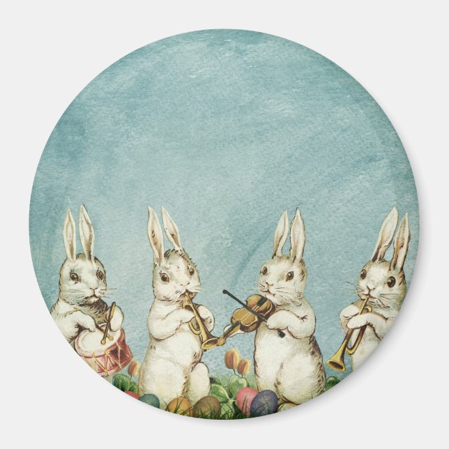 Easter Bunny Band  Magnet (Front)