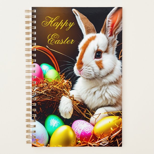 Easter Bunny Basket & Eggs Planner (Front)