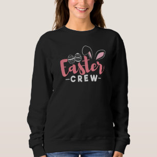 Easter Bunny Basket Eggs Women Men Kids 3 Sweatshirt