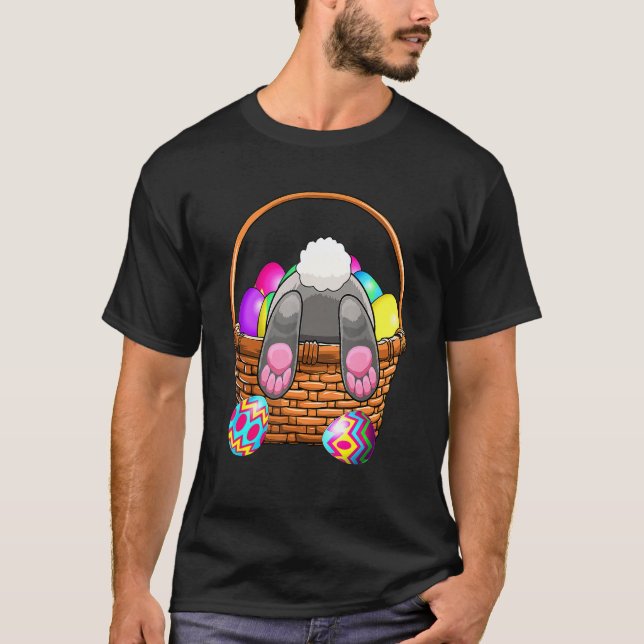 Easter Bunny Basket Eggs  Women Men Kids T-Shirt (Front)